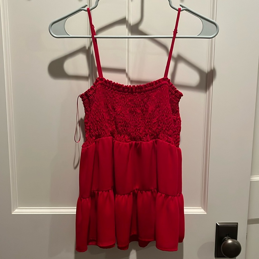 Red top size S